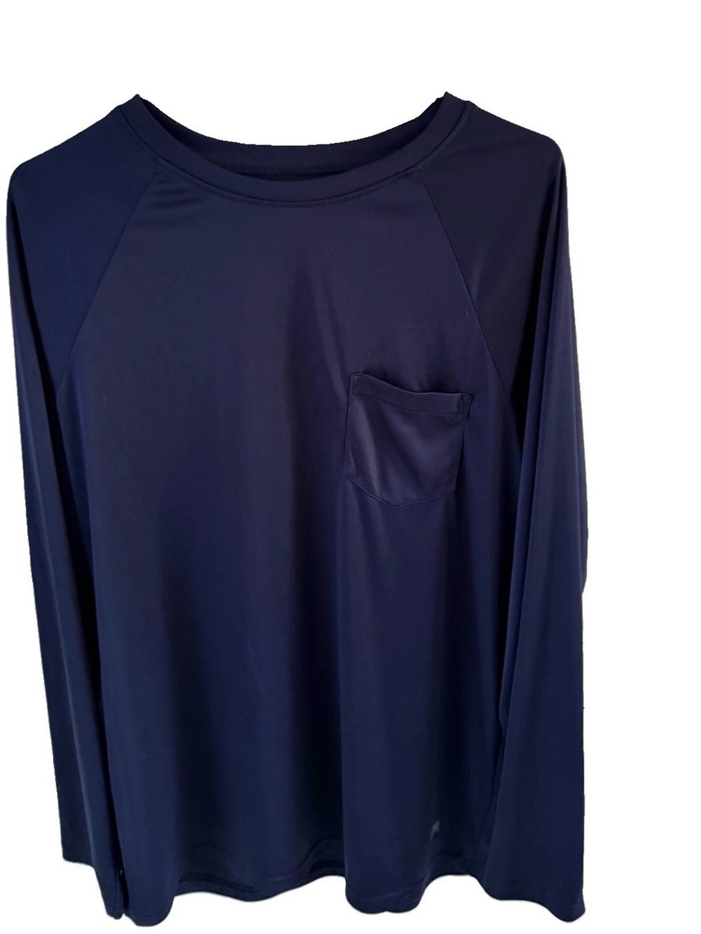 Trunks Surf & Swim Co. Men’s Navy Blue Long Sleeve Rash Guard Swim Shirt Large